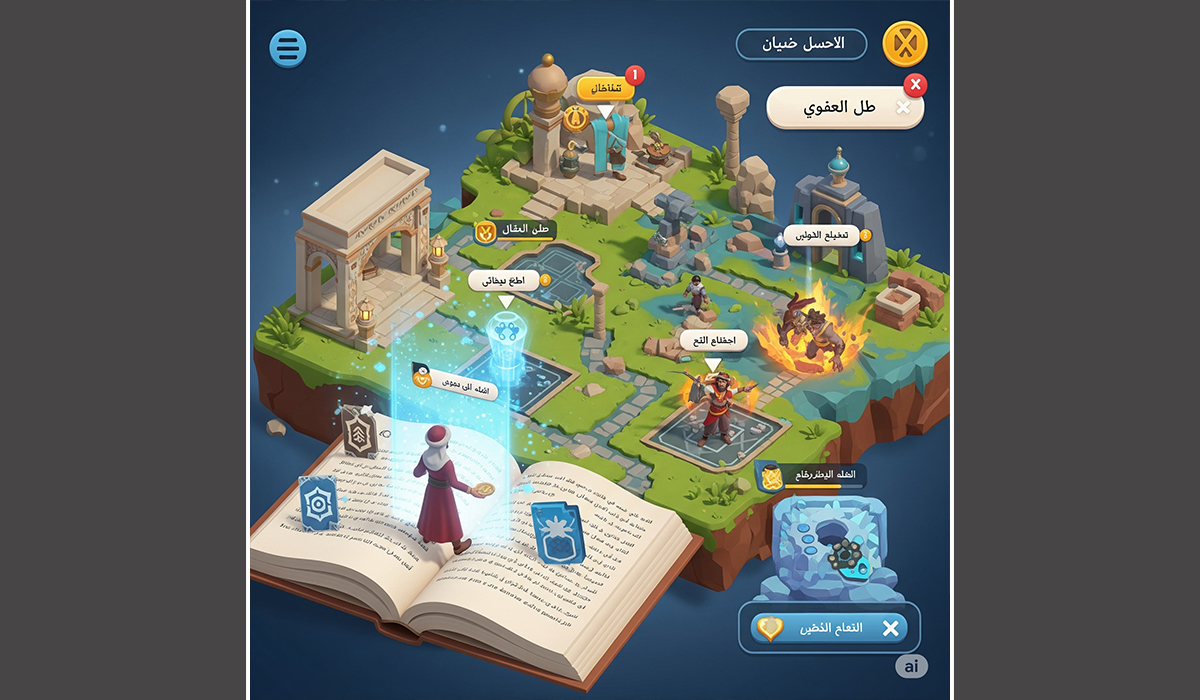 ألعاب تفاعلية مبنية على قصص وروايات عربية وعالمية
