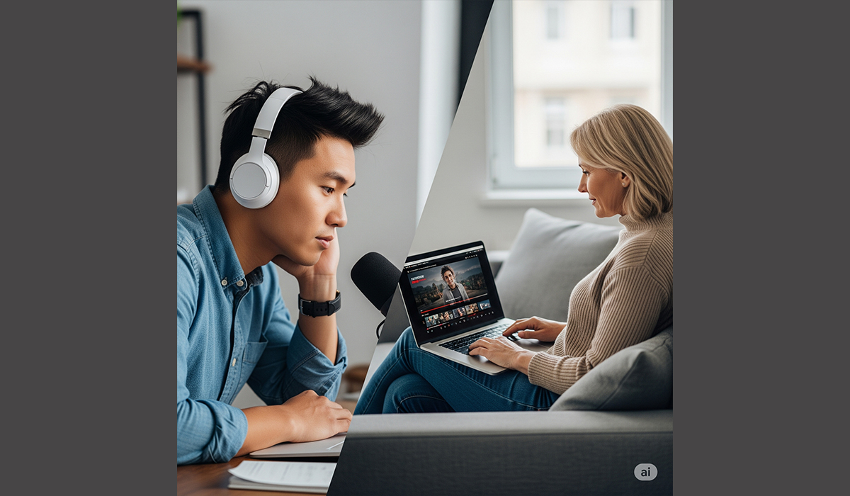 الفرق بين البودكاست القصصي والفيديو القصصي: أيهما يناسب محتواك؟