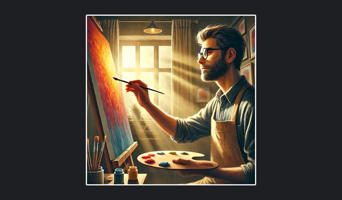 قصة واقعية: "الرسام الأعمى" – رحلة إلهام من الظلام إلى الألوان